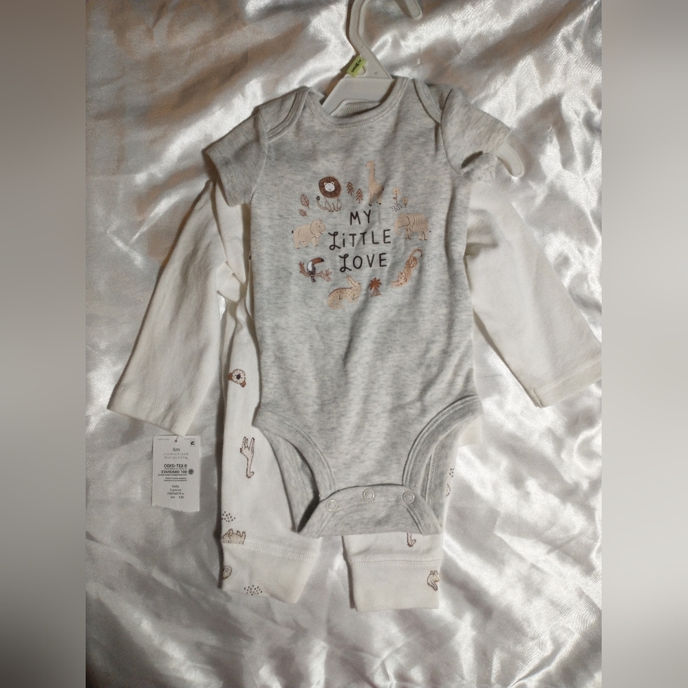 Carter's 3mo "My Little Love" 3-Piece Clothing Set